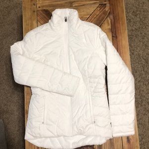Reversible White Northface jacket